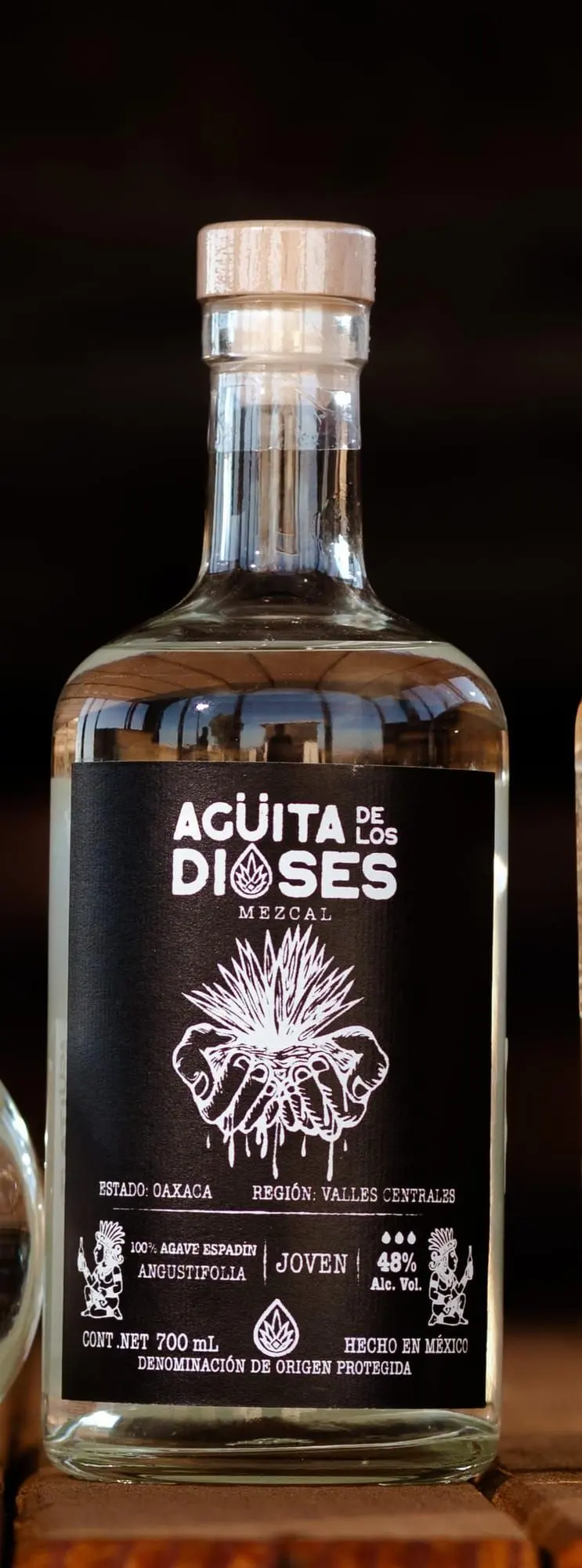 Agüita de los Dioses 48% bottle, new label